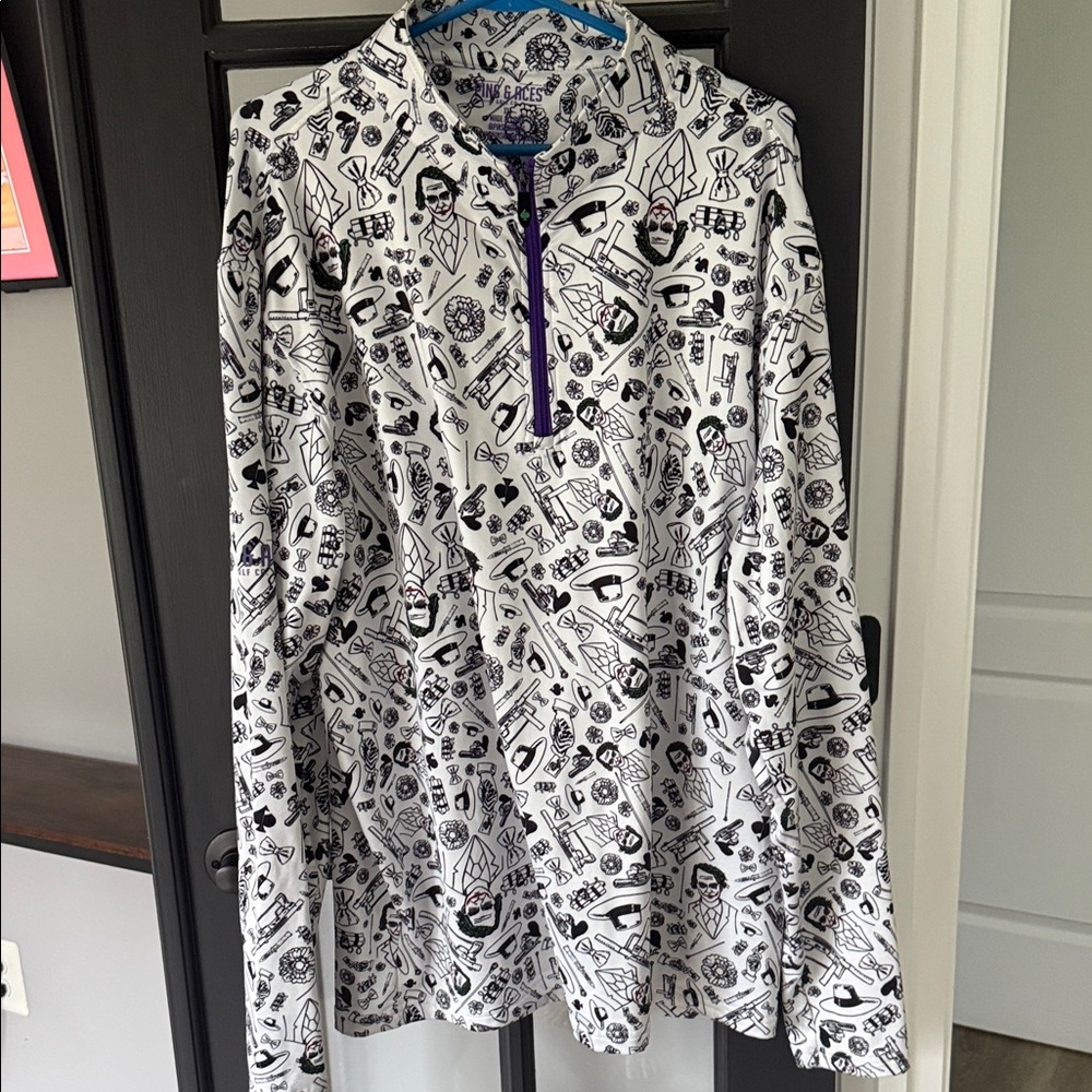 Pins & Aces Golf Co. Joker 1/4 zip. Gently worn.
